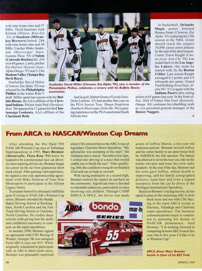 From ARCA to NASCAR/Winston Cup Dreams